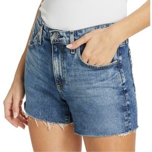 AG Adriano Goldschmied Hailey Cut-Off Ex-Boyfriend Denim Shorts